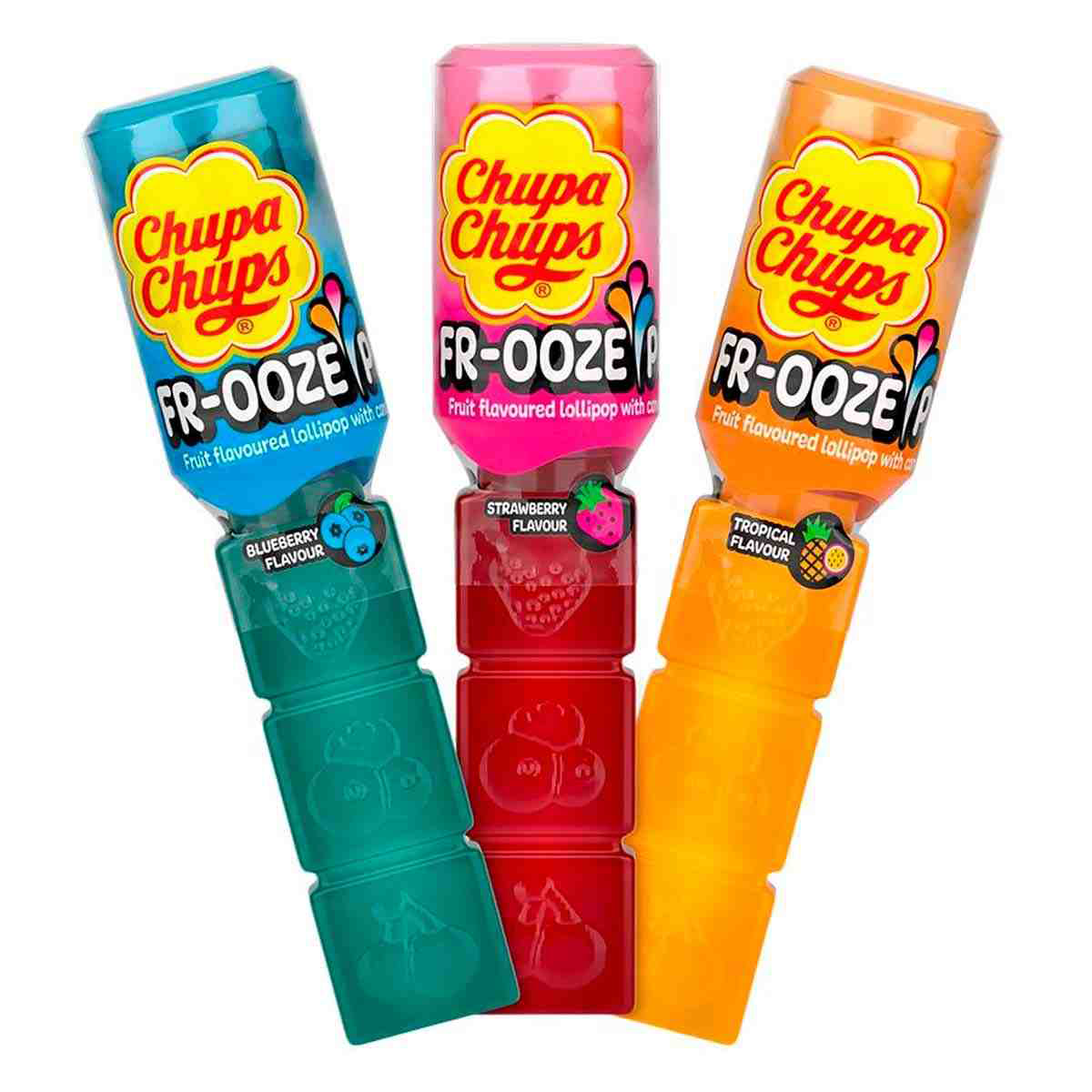 Леденцы Chupa Chups Frooze Pop с фруктовым гелем , 26 Г