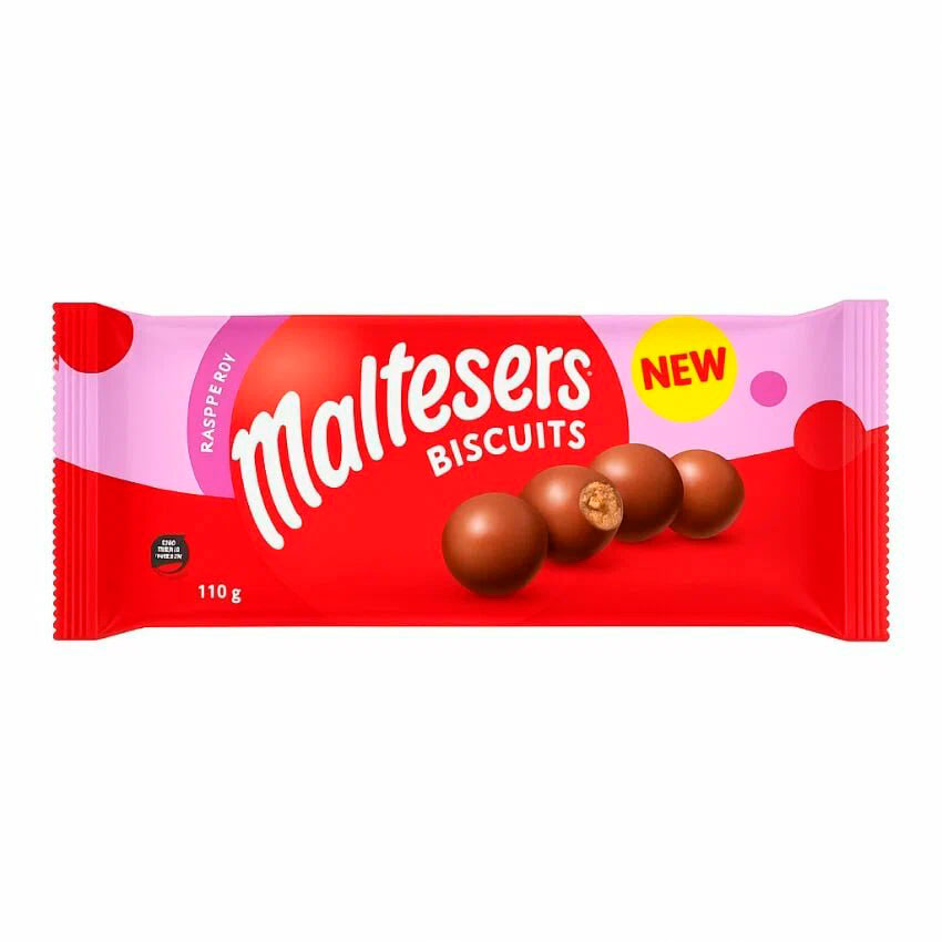 Maltesers Raspberry Biscuits (Печенье Мальтизерс Малиновый Бисквит) оптом