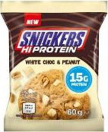 Печенье протеиновое Snickers White Choc&Peanut (Сникерс Белый шоколад-Арахис) оптом